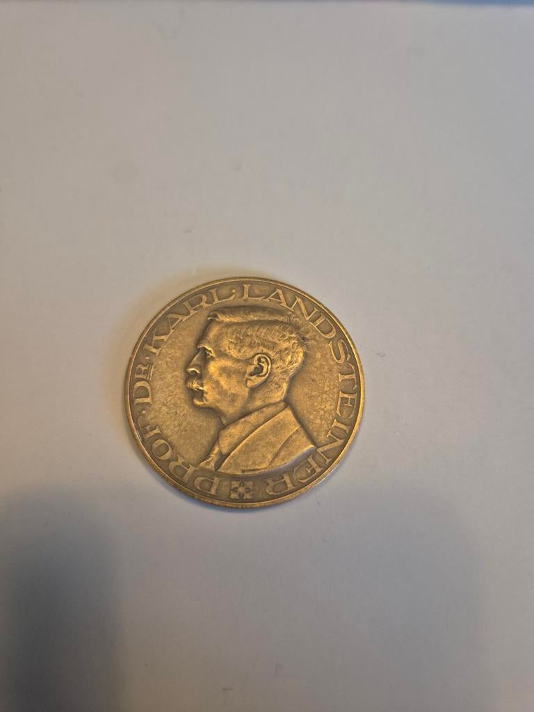 Karl Landsteiner penning - Nederlandsche Roode Kruis, Ophalen of Verzenden, Overige typen