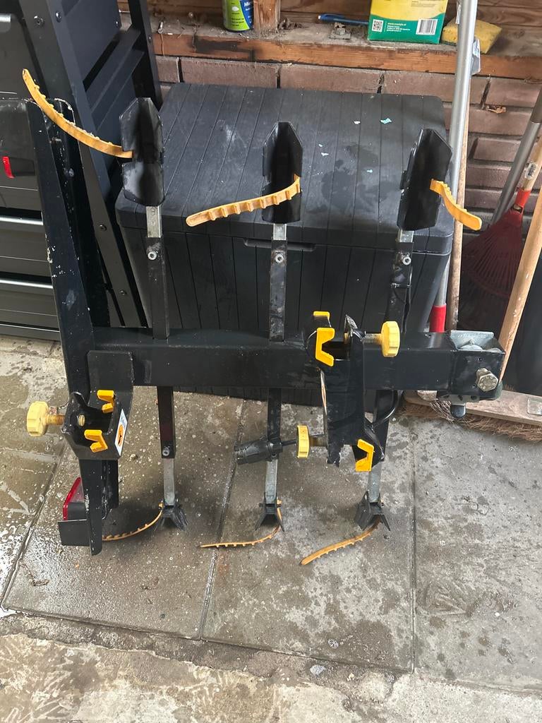 Hawk Fietsendrager voor 3 fietsen, 3 fietsen of meer, Gebruikt, Ophalen of Verzenden, Trekhaakdrager