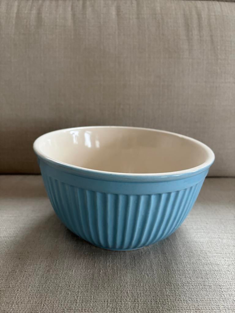 Lichtblauwe Schaal - Union Pacific Tableware, Huis en Inrichting, Gebruikt, Porselein of Keramiek, Schaal, Rond