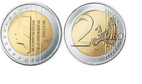 2 euromunt nederland	2,25	1999 2000 2001 2002 2003 2014 2024, Ophalen of Verzenden, Overige landen, 2 euro