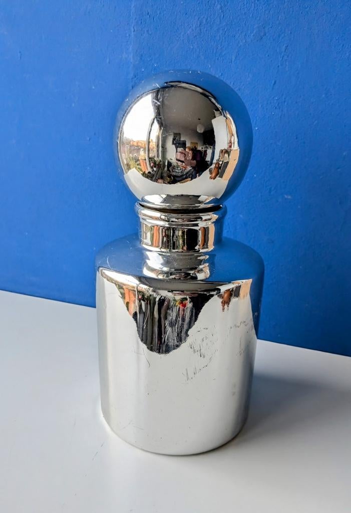 Vintage keramieken karaf met spiegeleffect/J. Luber/jaren 70, Antiek en Kunst, Ophalen of Verzenden