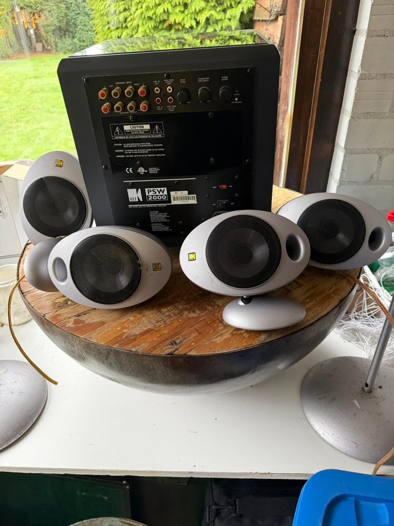 Kef home cinema set, Ophalen