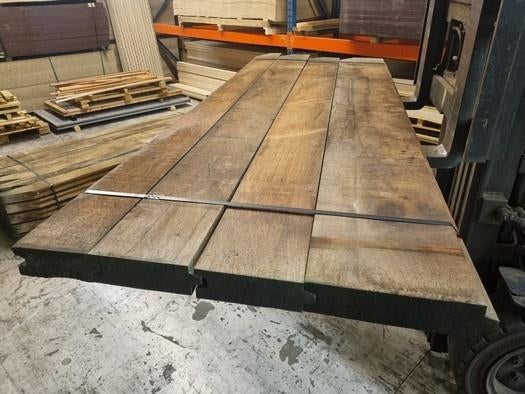 2.25 m2 hardhouten damwand 7.0 cm dik - nr: HP642