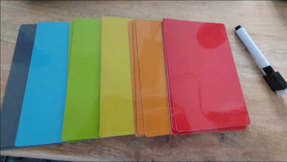 30 herschrijfbare scrum magneten 15x10 cm, Ophalen of Verzenden, Zo goed als nieuw, Overige typen