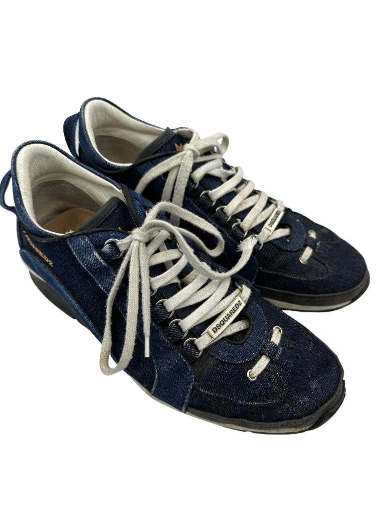 Dsquared veterschoenen 41, Blauw, Ophalen of Verzenden, Zo goed als nieuw