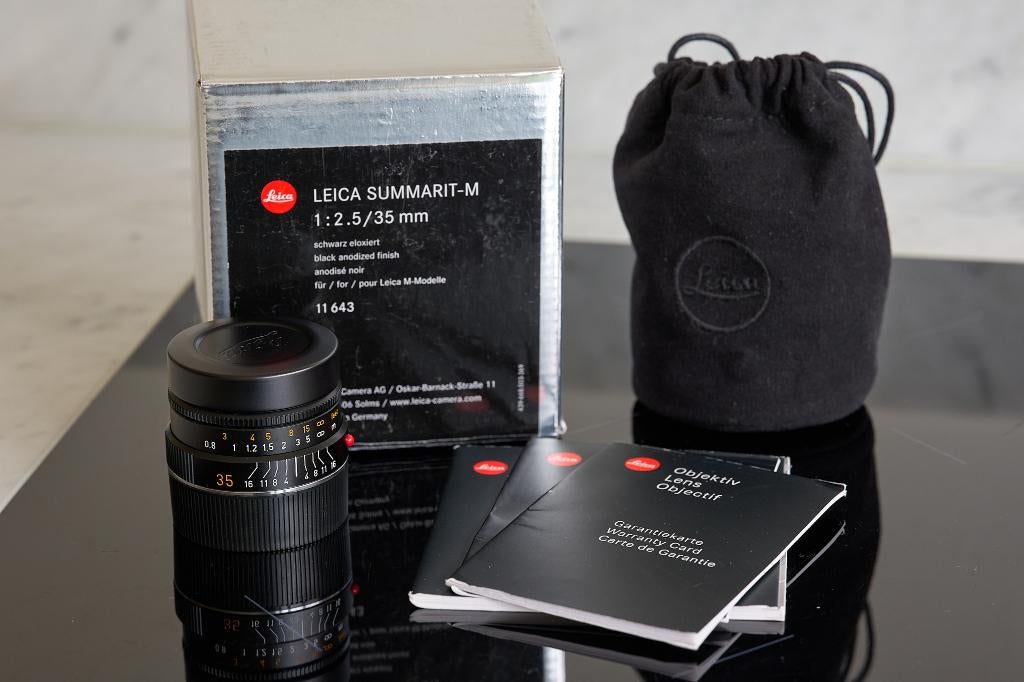 Leica Summarit-M 35mm f2.5, Audio, Tv en Foto, Fotografie | Lenzen en Objectieven, Ophalen of Verzenden, Zo goed als nieuw, Standaardlens