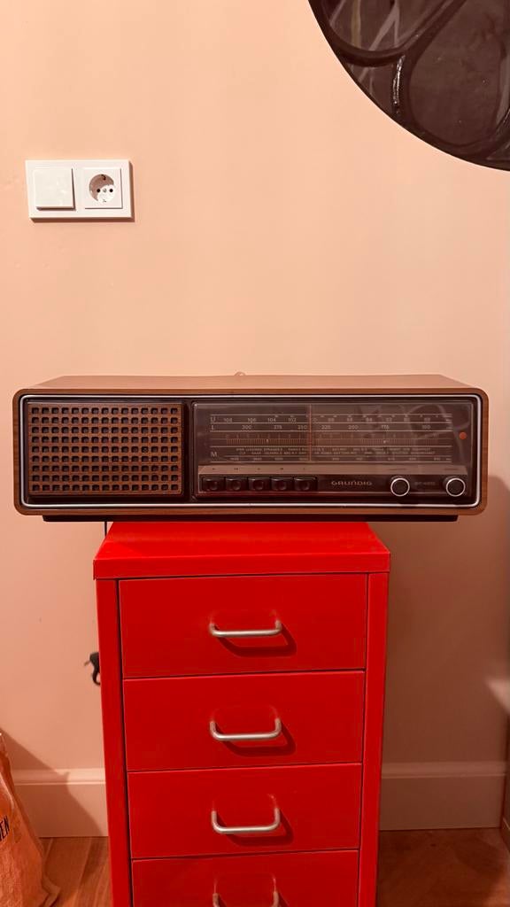 Vintage Grundig Radio RF420, Audio, Tv en Foto, Ophalen of Verzenden, Gebruikt, Radio