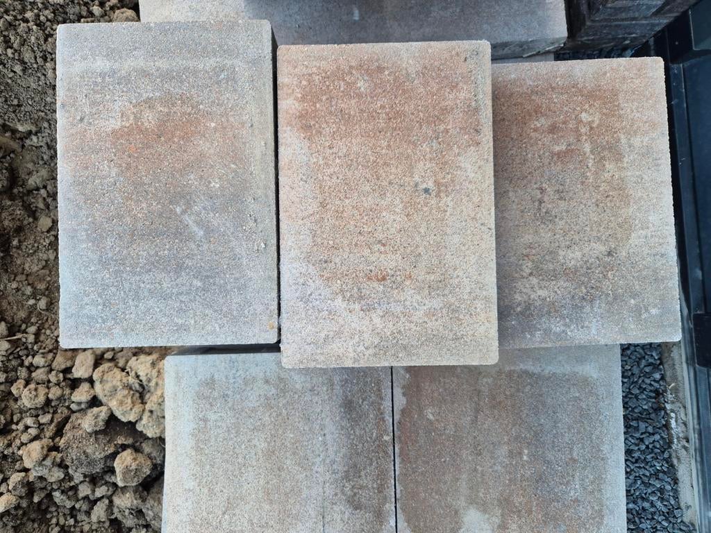 Betontegels terracotta grijs, Ophalen, Keramiek, 20 tot 40 cm, Minder dan 5 m²