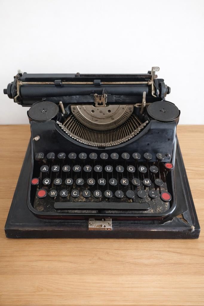 Antieke Mercedes typemachine – origineel vintage exemplaar, Diversen, Typemachines, Ophalen, Gebruikt