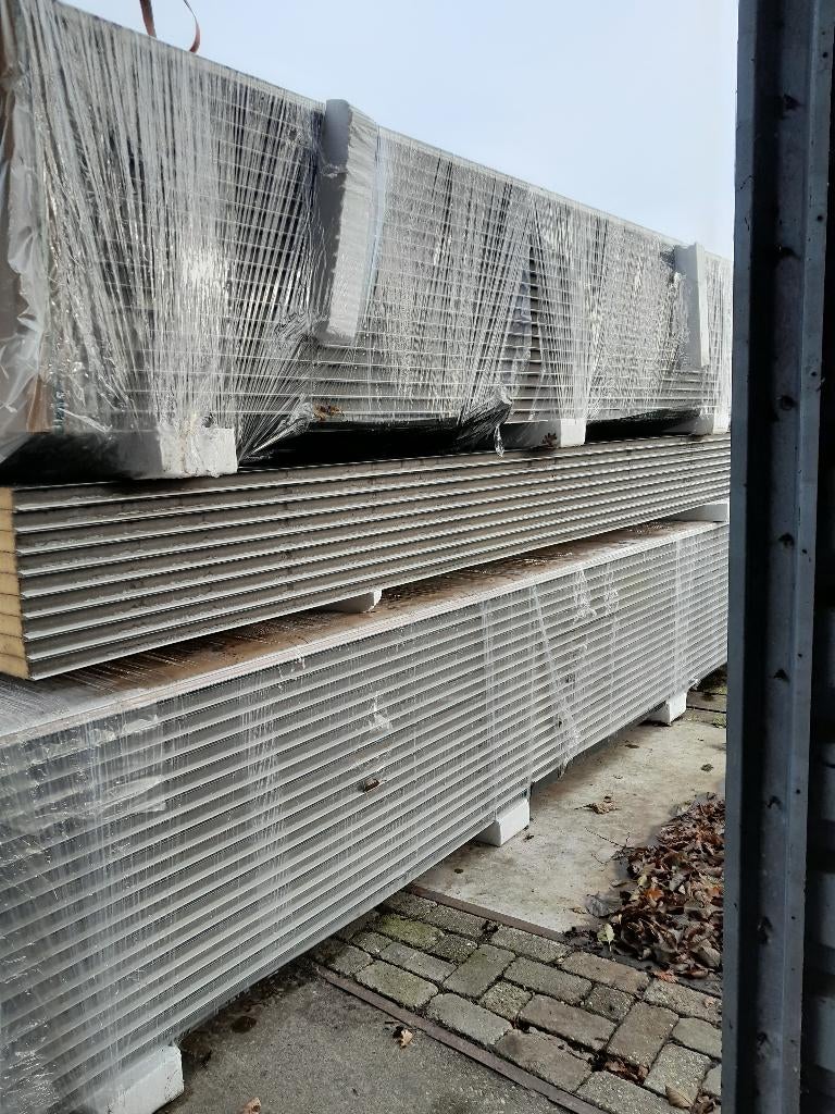 sandwichpanelen mooie nieuwe restpartijen vanaf € 17,95,- m², 1000mm, 4 tot 8 cm, 1000mm, Nieuw