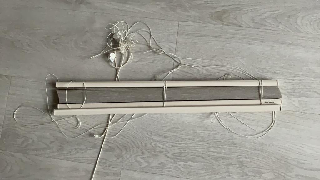 Plissegordijn, Zo goed als nieuw, Crème, 150 tot 200 cm, 50 tot 100 cm