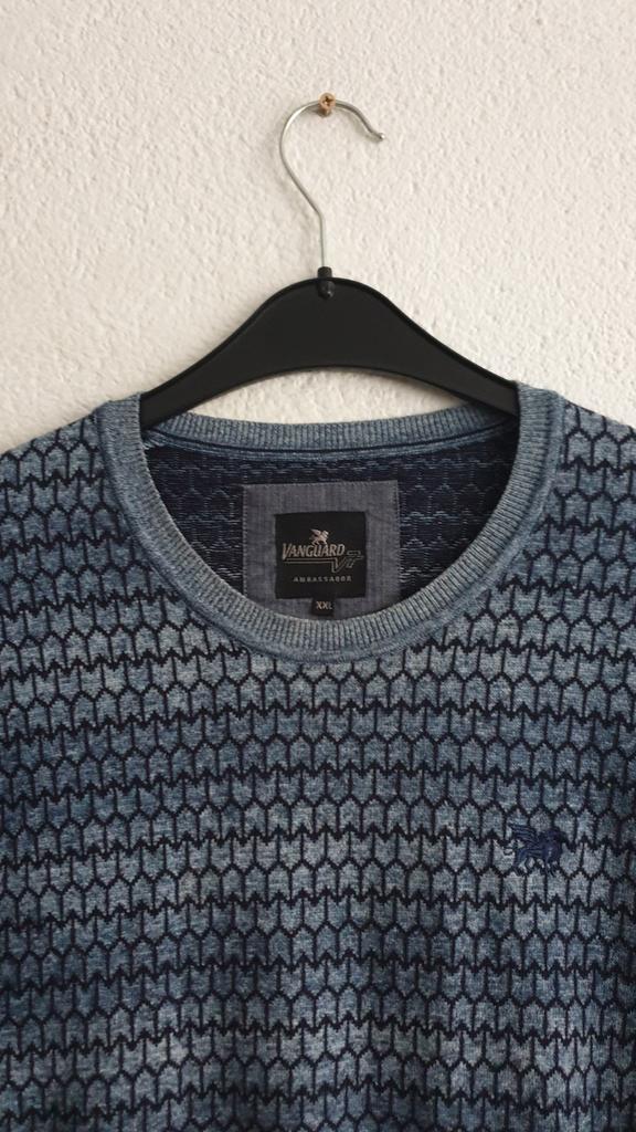 Vanguard Trui Blauw Maat XXL, Blauw, Overige maten, Ophalen of Verzenden, Zo goed als nieuw