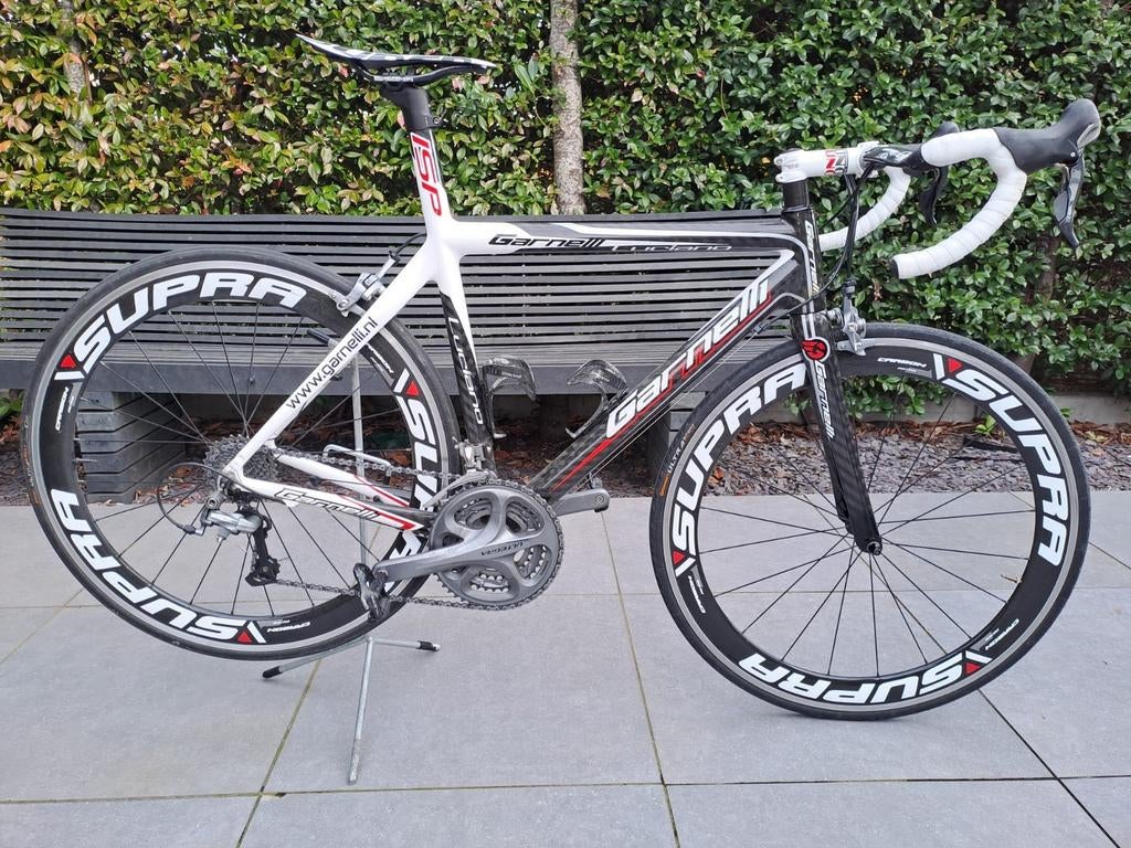 Race fiets Garnelli  carbon, Fietsen en Brommers, Fietsen | Racefietsen, Carbon, 49 tot 53 cm, Zo goed als nieuw, Meer dan 20 versnellingen