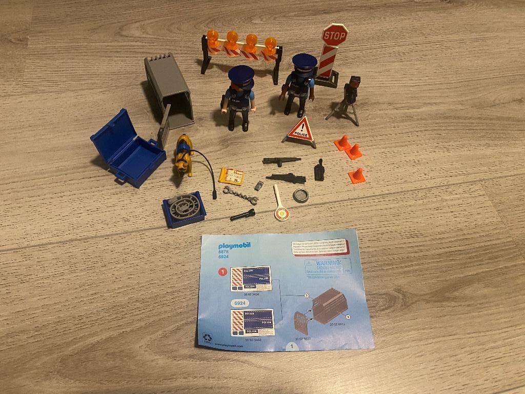 Playmobil politie verkeersagenten (6878/6924), Ophalen of Verzenden, Zo goed als nieuw, Complete set