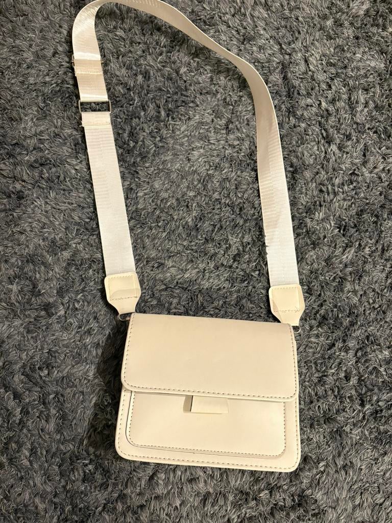 Merkloos crossbody beige, Verzenden, Nieuw, Beige