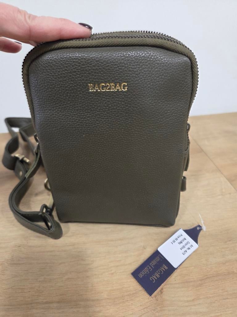 Bag2bag crossbody tas, Ophalen of Verzenden, Nieuw, Groen