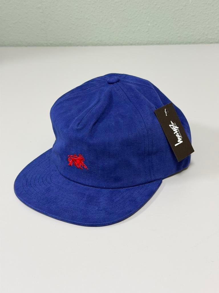 Stussy Lion Strapback Cap Blue – Nieuw 131588 blauw pet new, Nieuw, Pet, H, H