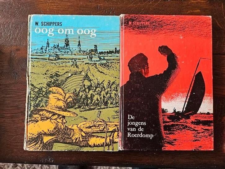De jongens van de roerdomp en oog om oog W .schippers, Ophalen of Verzenden, Gelezen