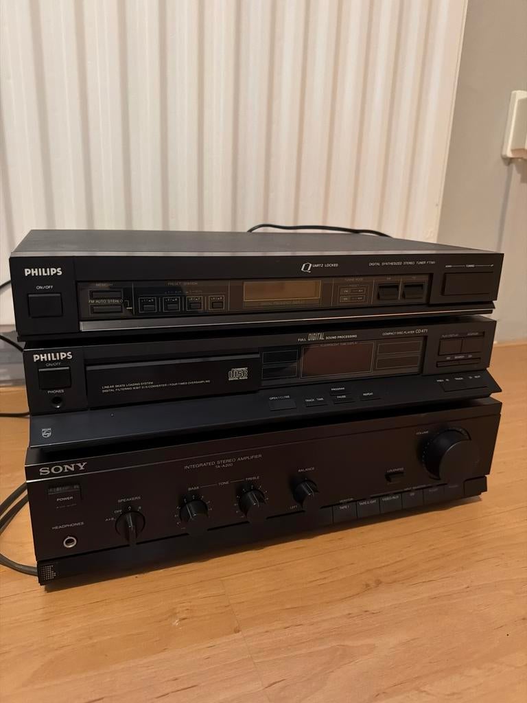 Versterker, radio en cd speler set, Ophalen, Zo goed als nieuw, Sony