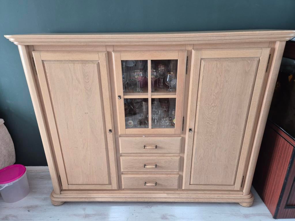 Buffetkast, Ophalen, Glas, Zo goed als nieuw, 40 tot 80 cm