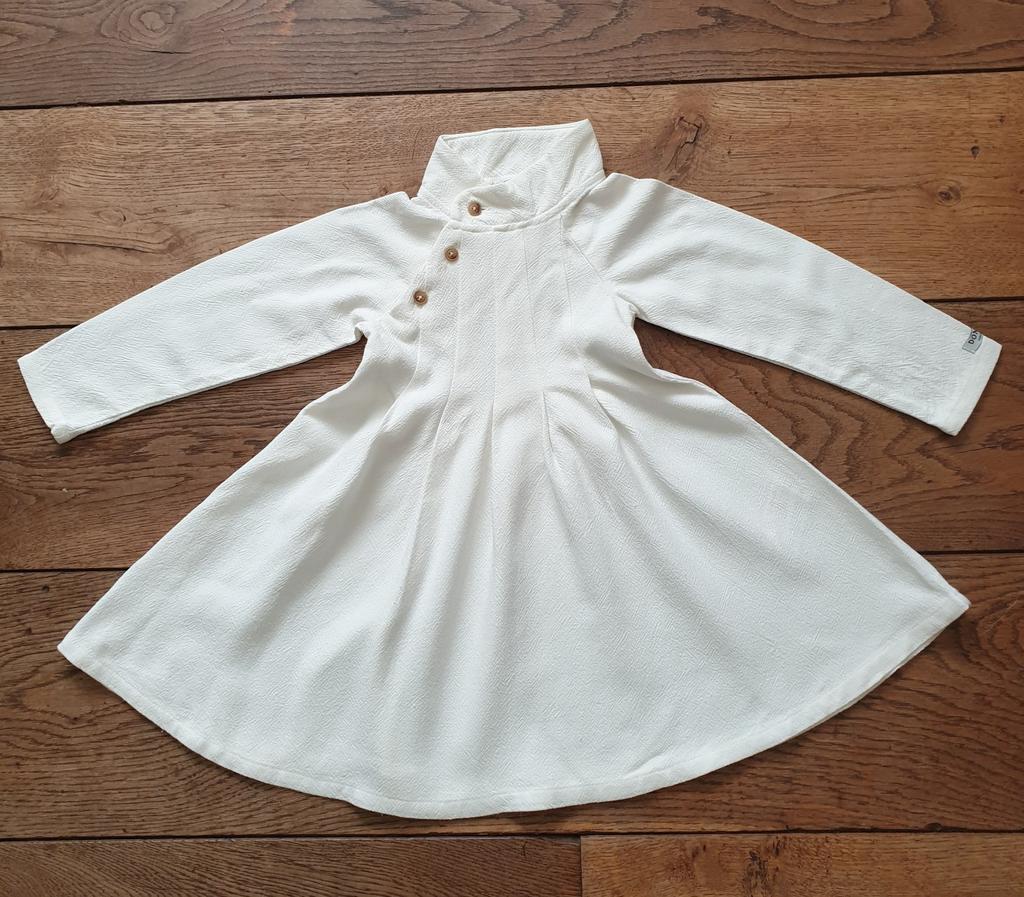 Mooie zwier jurk donsje maat 92/98, Kinderen en Baby's, Kinderkleding | Maat 92, Zo goed als nieuw, Meisje, Jurk of Rok, Ophalen of Verzenden