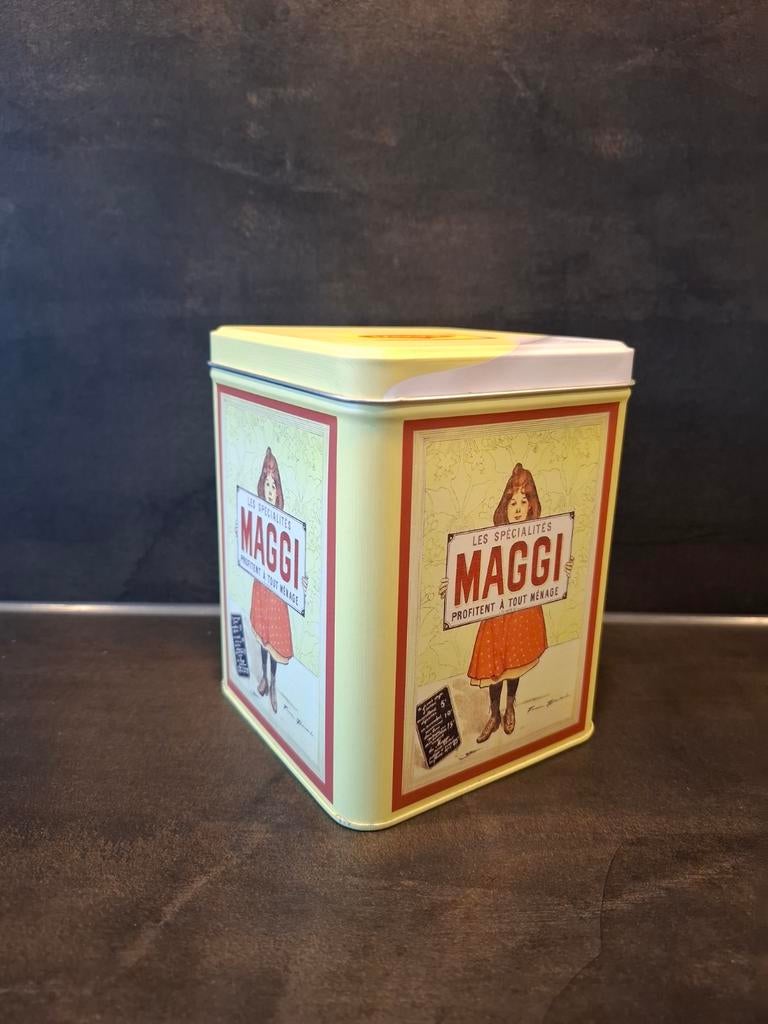 Blikje "maggi", Verzamelen, Blikken, Ophalen of Verzenden, Gebruikt, Overige, Overige merken