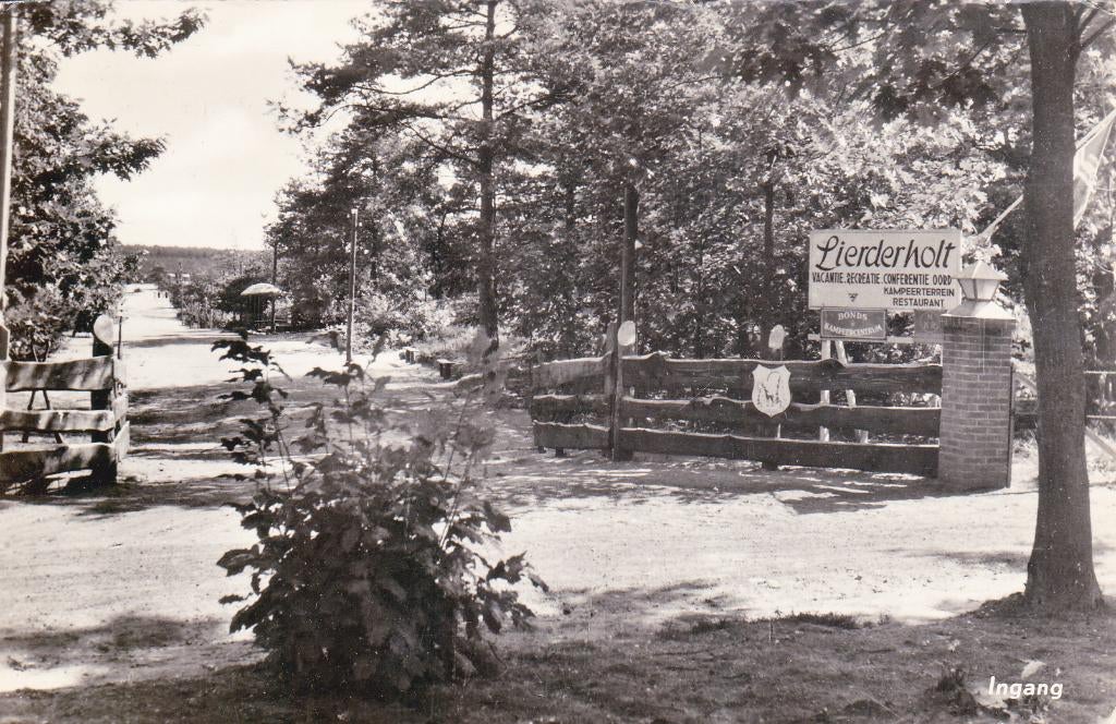 06153 Beekbergen - Ingang Vacantie oord Lierderholt, Verzenden, 1940 tot 1960, Gelopen, Gelderland