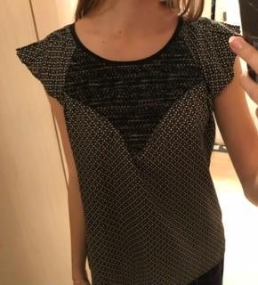 Blouse Maison Scotch maat M, Maat 38/40 (M), Zwart, Zo goed als nieuw, Maison Scotch