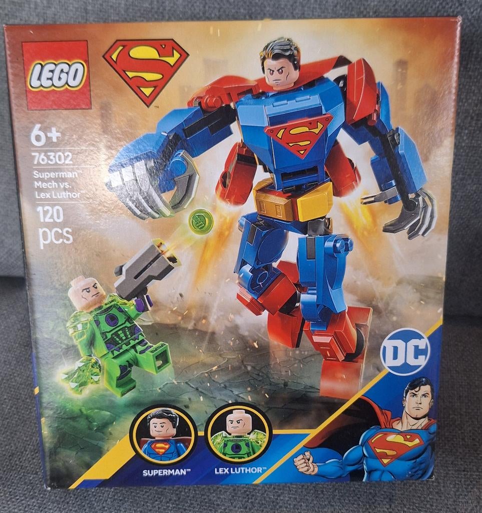 LEGO DC Superman mecha vs. Lex Luthor 76302 >NIEUW<, Ophalen of Verzenden, Nieuw, Complete set, Lego