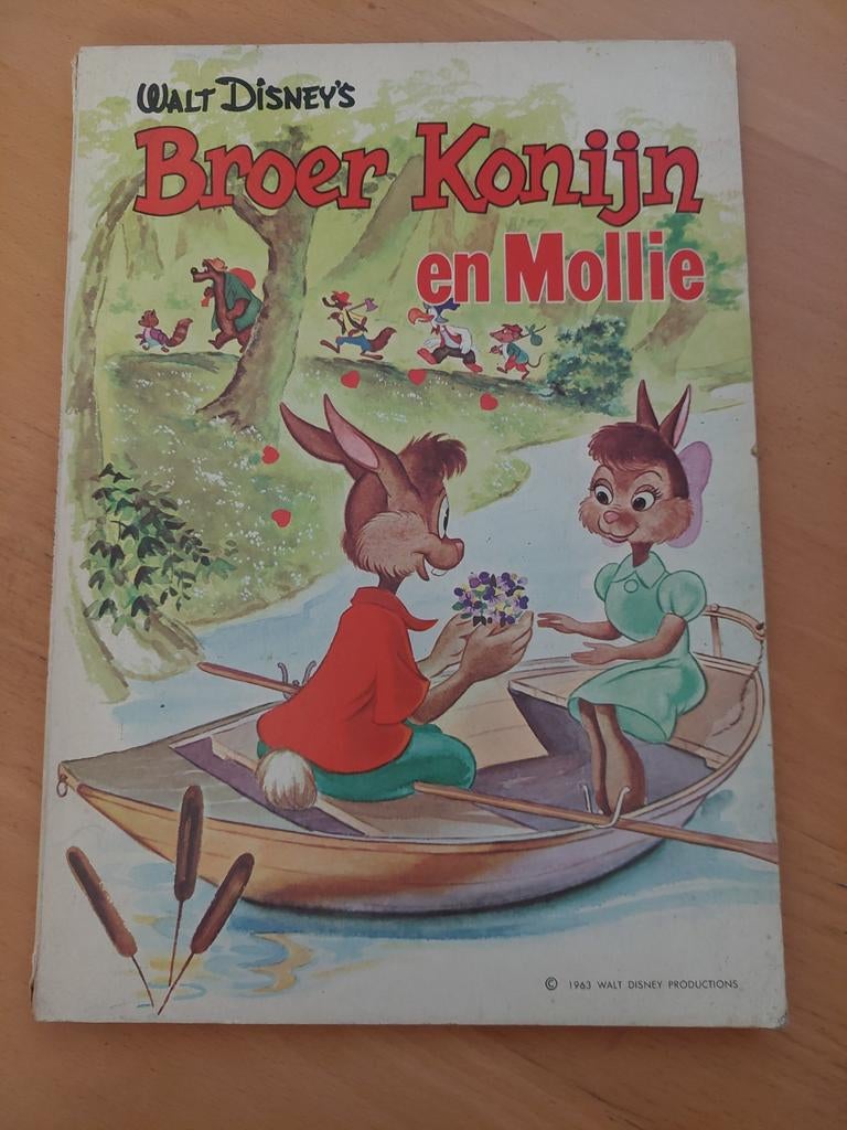 Walt Disney stripboek Broer Konijn en Mollie (1963), Boeken, Ophalen of Verzenden