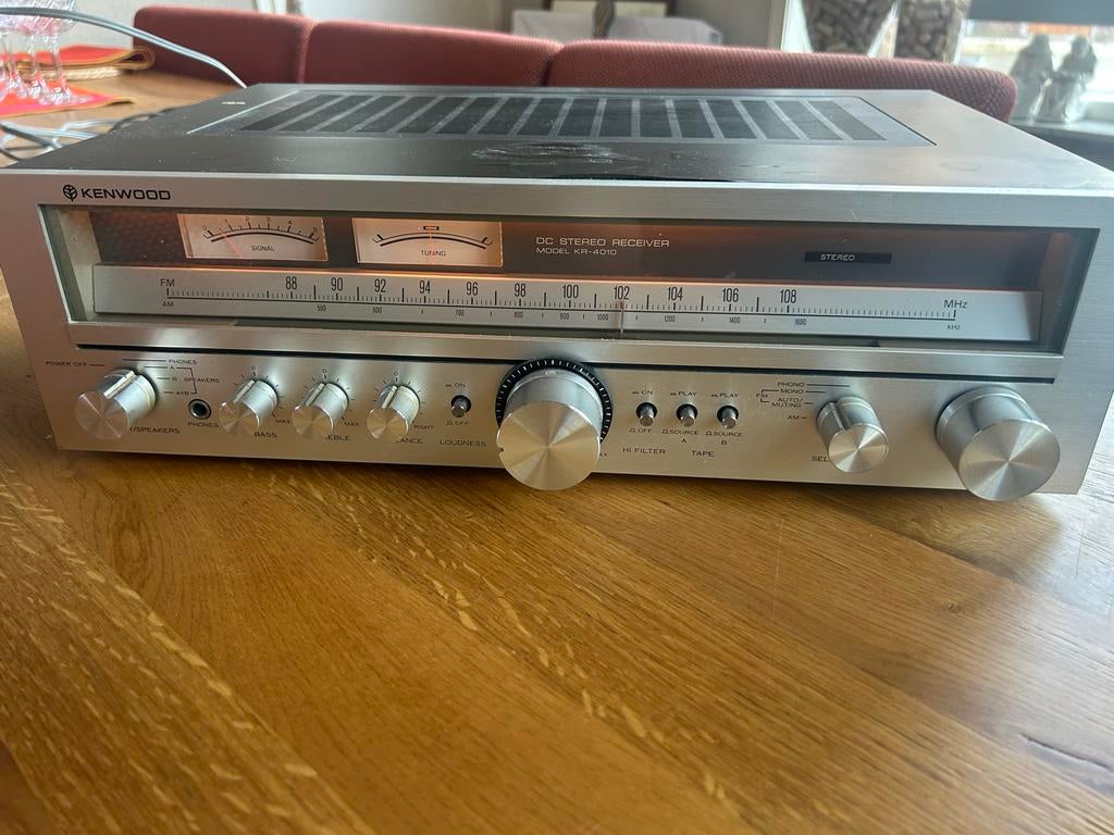 Kenwood KR-4010 DC Stereo Receiver - Vintage Radio, Gebruikt, Ophalen, Overige merken, Minder dan 60 watt