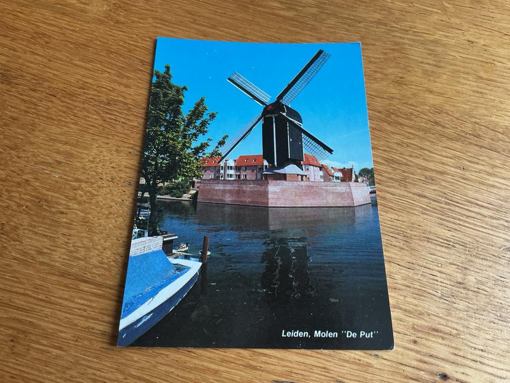 880 molen Leiden, Ophalen of Verzenden, Zuid-Holland