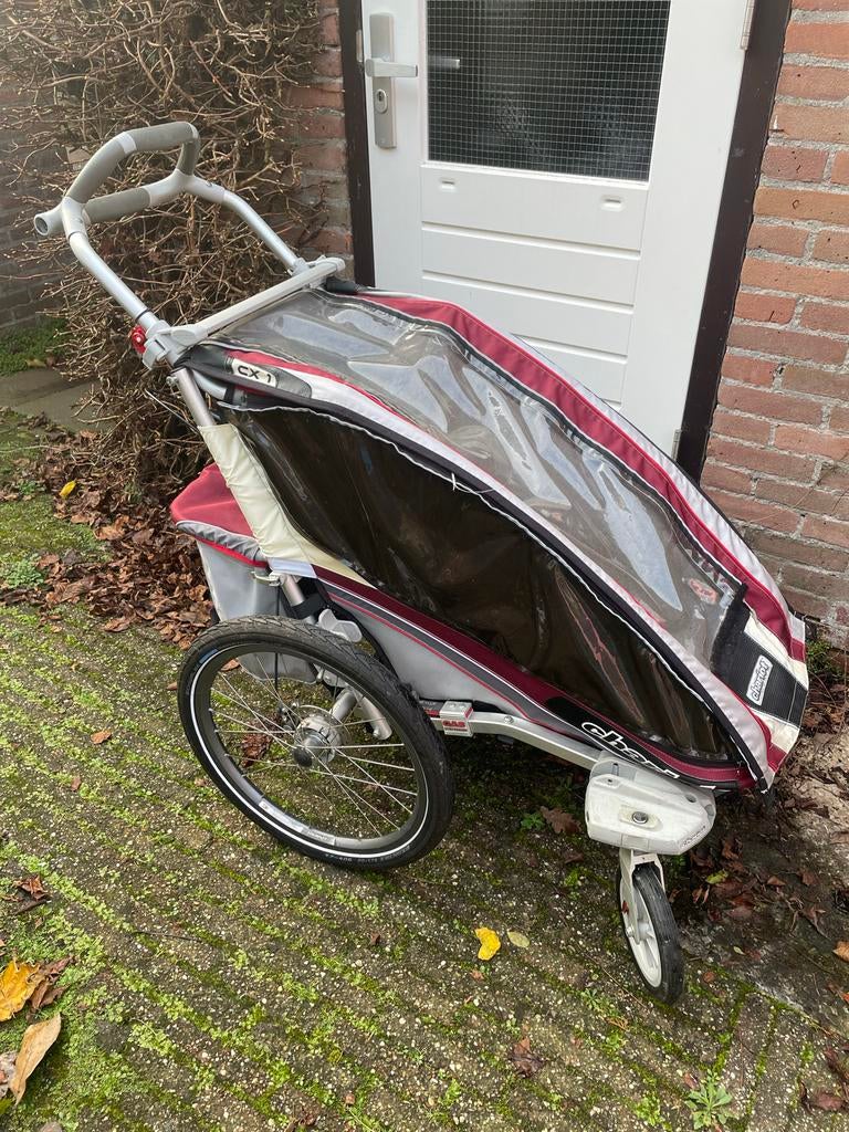 Thule Fietskar Chariot 1 Kind - Stroller & Carrier Functie, Ophalen, Gebruikt, Kinderkar, 20 tot 40 kg