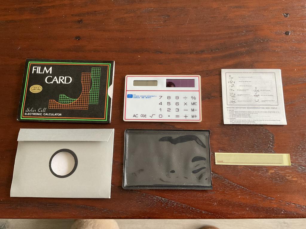 Electronic Calculator Film Card, Ophalen of Verzenden, Nieuw