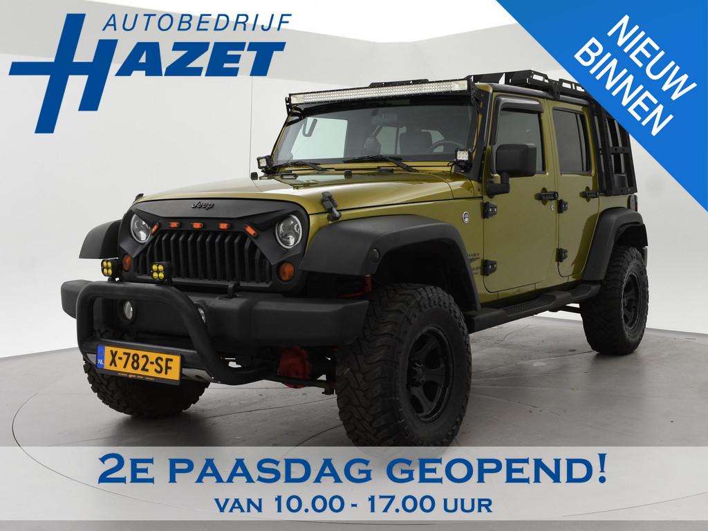 Jeep Wrangler 3.8 LPG 5-DRS AUT. + ROOFRACK | LED BALK | BUL, Auto's, Stof, Gebruikt, Cabriolet, Bedrijf