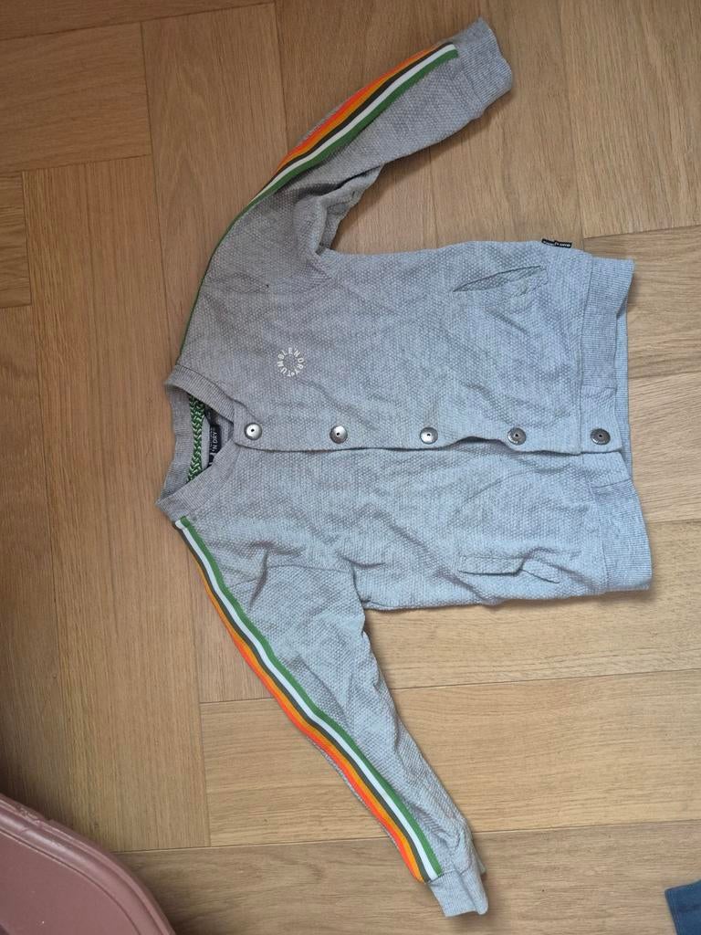 Ongedragen: Tumble 'n Dry vest licht grijs maat 98, Ophalen of Verzenden, Nieuw, Jongen, Trui of Vest