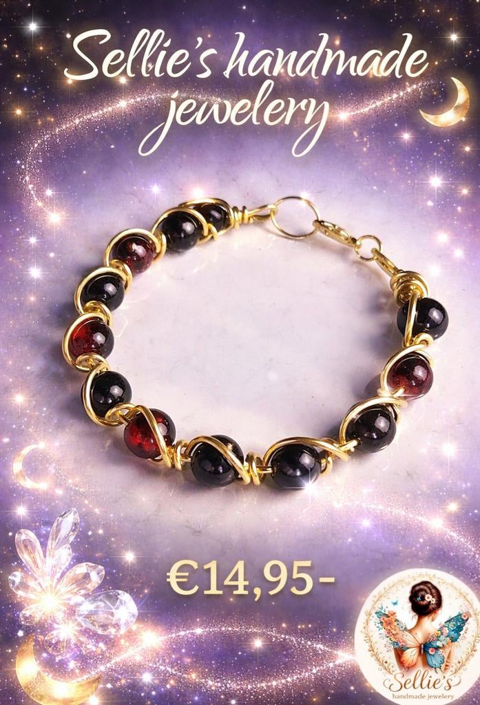 🦋 Sellie's handmade jewelery 🦋, Ophalen of Verzenden, Nieuw, Rood