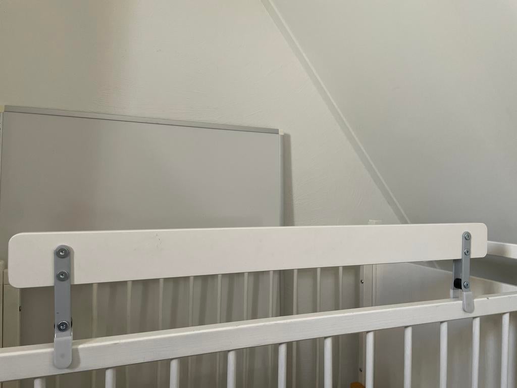 Verhoging zijkant kinderbed IKEA wit, Ophalen, Gebruikt, Minder dan 140 cm, Minder dan 70 cm