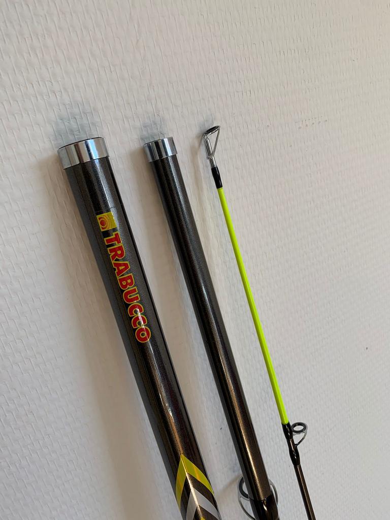 2x nieuwe Trabucco strandhengels + Arca zeemolens, 4.20m, Arca, Nieuw, Ophalen of Verzenden, Arca