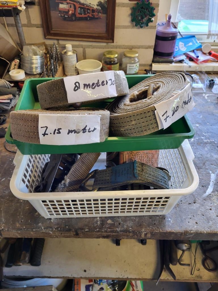 3 spanbanden, Ophalen of Verzenden, Gebruikt