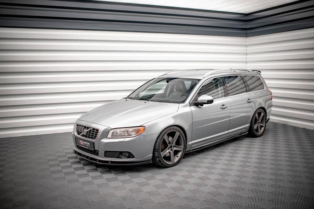 Voorlip sideskirt spoiler diffuser splitter Volvo V70 07-13, Ophalen of Verzenden