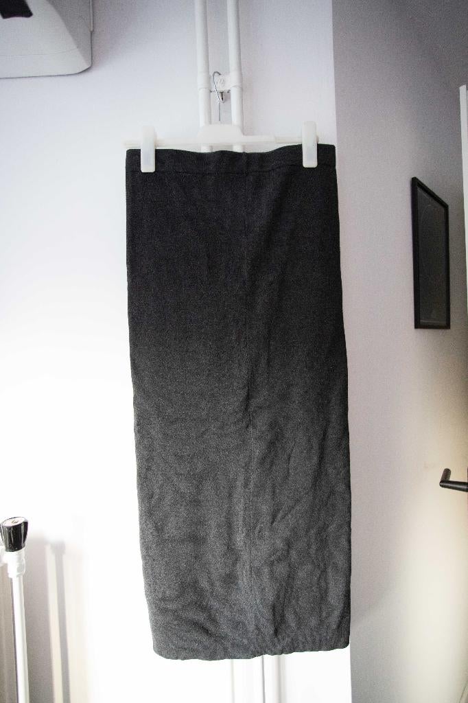 Donkergrijze maxi rok Penn & Ink maat M, Kleding | Dames, Rokken, Maat 38/40 (M), Penn & Ink, Ophalen of Verzenden, Grijs