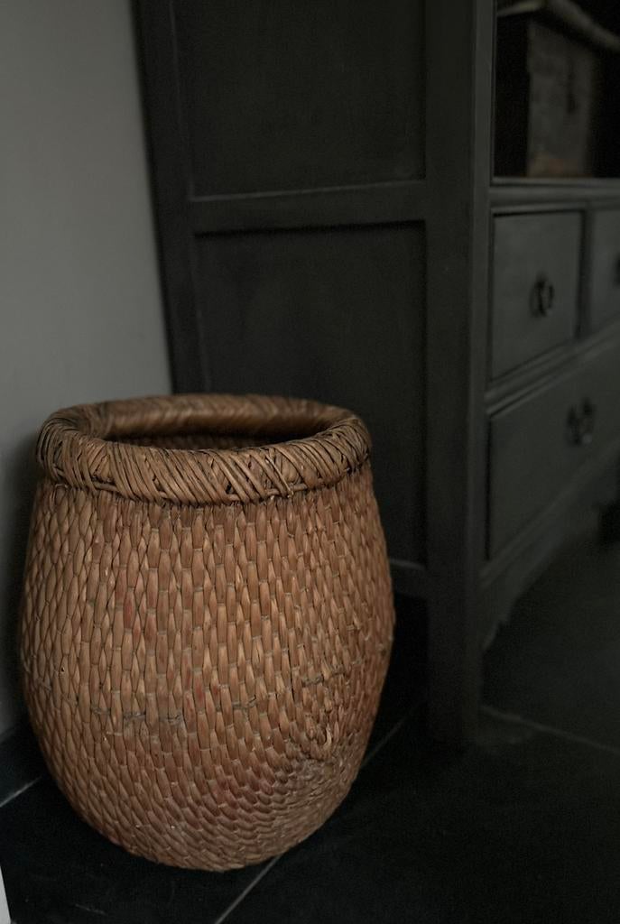 Oude Chinese mand Aziatisch oosters sober sleets imperfect, Ophalen of Verzenden