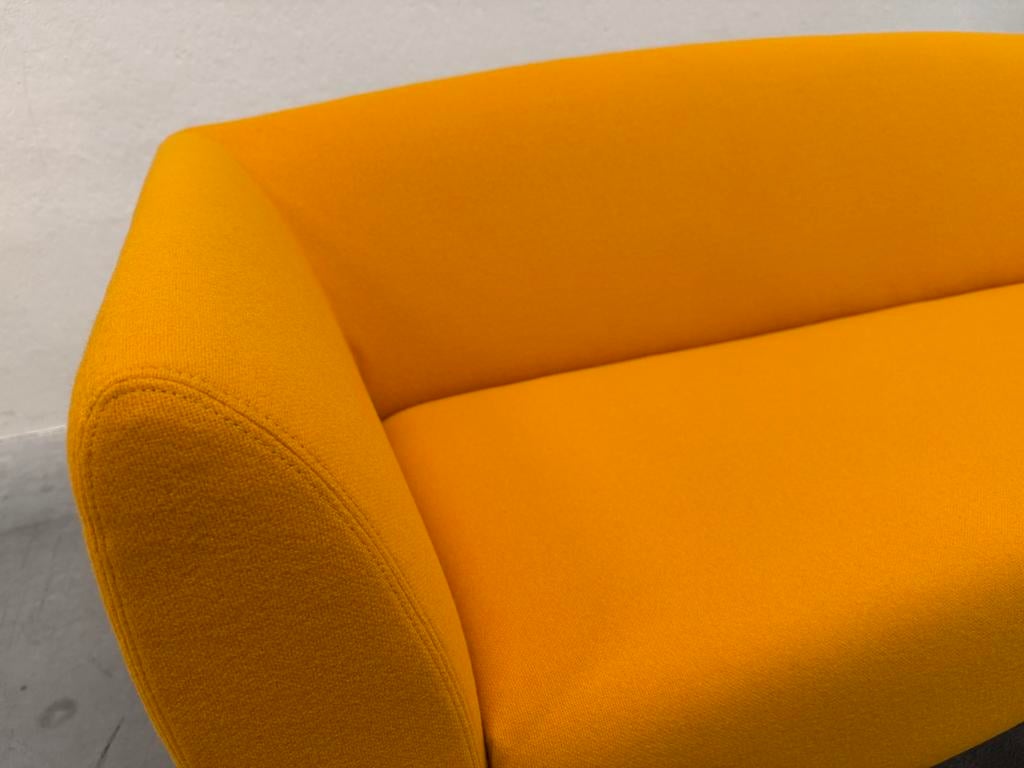 Nieuw Gelderland 6250 Bank 3 zits Tonus Stof Oranje 215, Nieuw, 75 tot 100 cm, Ophalen of Verzenden, Rechte bank