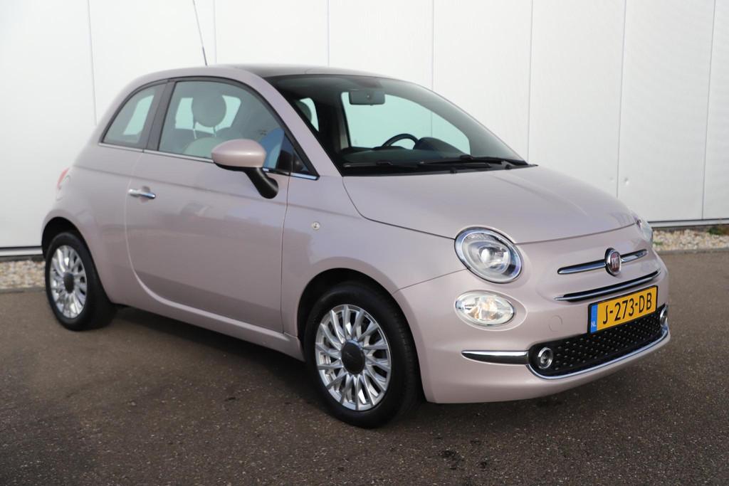 Fiat 500 1.0 Hybrid Star Panoramadak Two Tone Interieur Half, Voorwielaandrijving, Stof, Euro 6, Met garantie (alle)