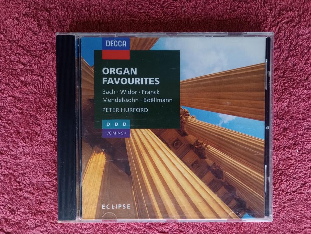 Bach - Widor - Franck - Mendelssohn - Boëllmann - Hurford, Gebruikt, Met libretto, Overige typen, Ophalen of Verzenden