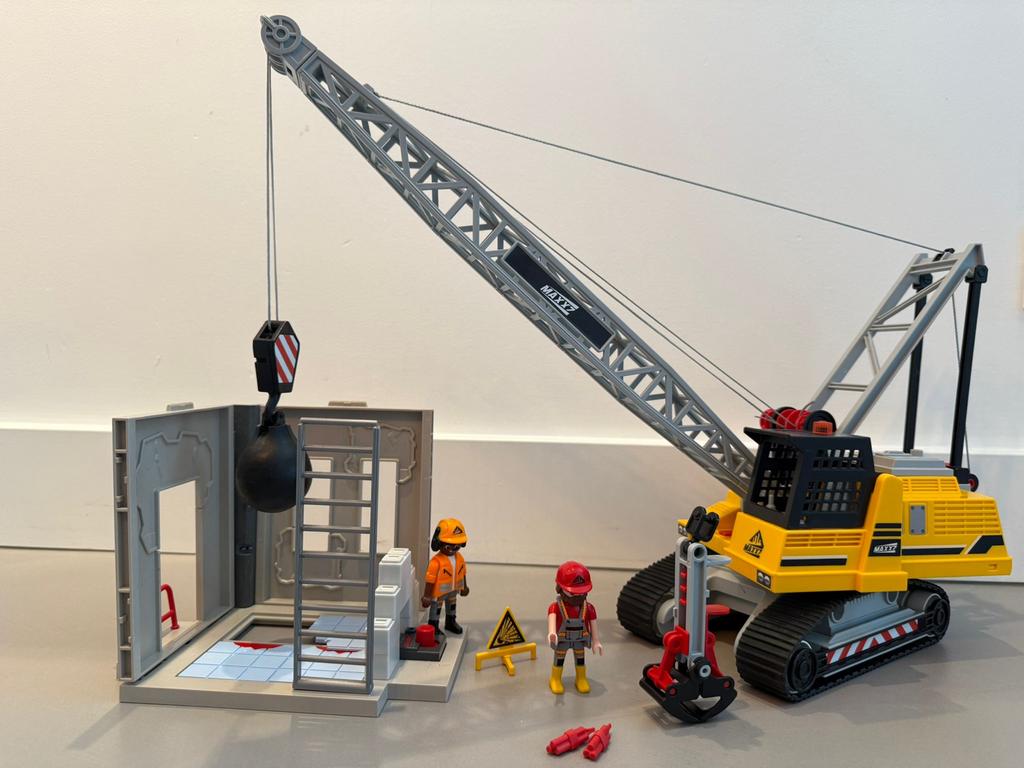 Playmobil 70442 hijskraan, Ophalen of Verzenden, Gebruikt, Complete set