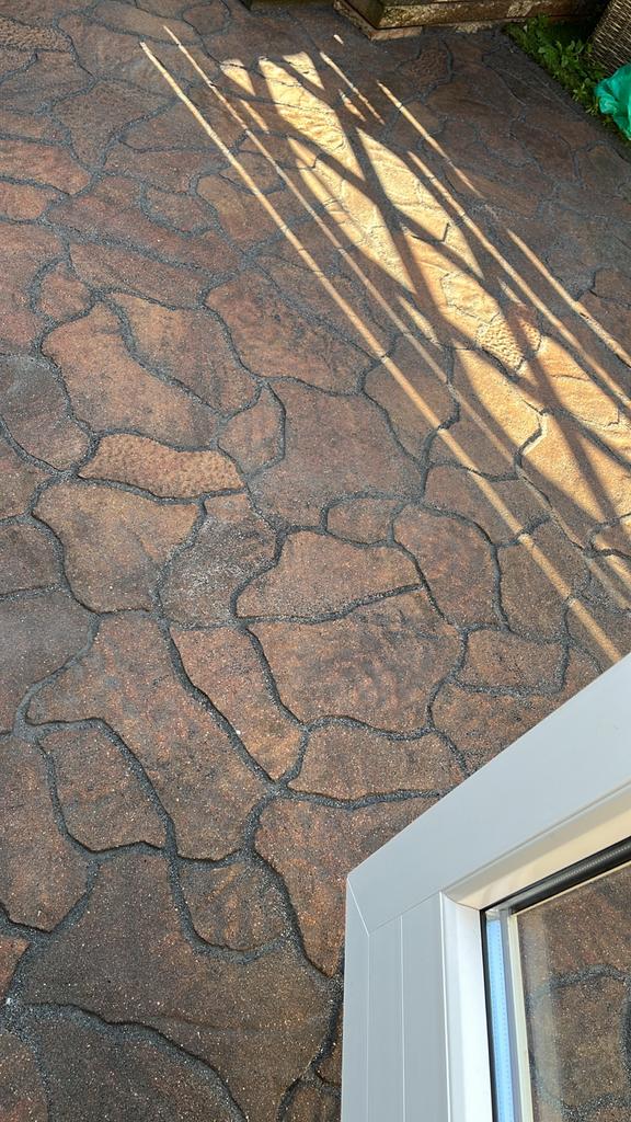 Gratis Terrastegels, zelf eruit halen. 25-30 2m., Tuin en Terras, Ophalen, Gebruikt, 10 m² of meer, Beton