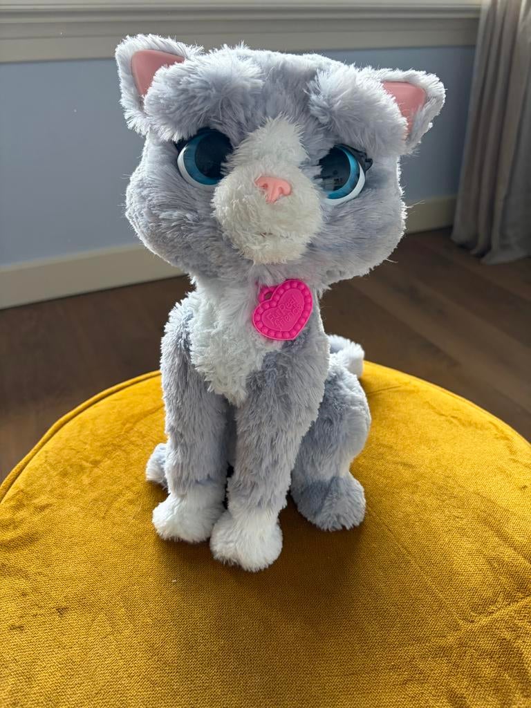 FurReal Friends Kat - Interactief Speelgoed Poes, Ophalen of Verzenden, Zo goed als nieuw, Poes