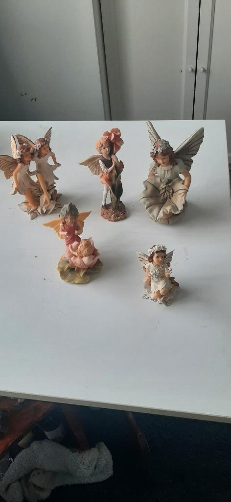 Beeldjes van bloemenkinderen, groot., Verzamelen, Beelden en Beeldjes, Ophalen of Verzenden, Zo goed als nieuw, Fantasy